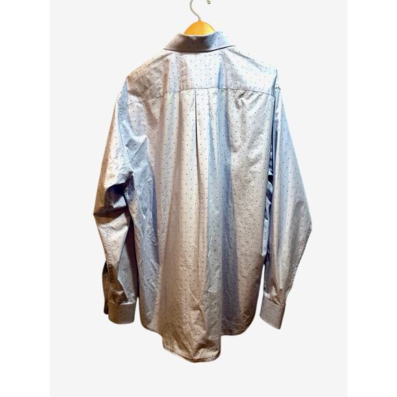 Peter Milar seaside button down mens shirt light blue size 2XL 100% cotton - Picture 2 of 9